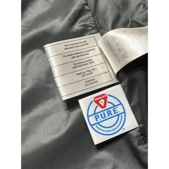 Patagonia Nano Puff Men Vest Size Small 84242 PrimaLoft Full Zip Forge Gray NWT - Picture 11 of 13